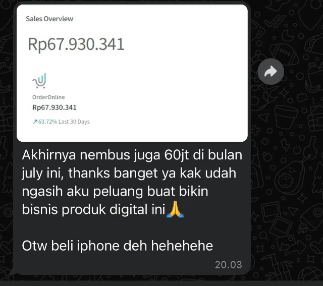 Testimoni Member 1